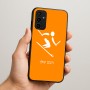 כיסוי בעיצוב אישי עם השם שלך לדגם - Samsung Galaxy A07 4G בעיצוב סקי אולימפי