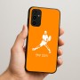כיסוי בעיצוב אישי עם השם שלך לדגם - Samsung Galaxy A07 4G בעיצוב שחקן טניס