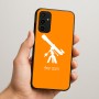כיסוי בעיצוב אישי עם השם שלך לדגם - Samsung Galaxy A07 4G בעיצוב טלסקופ