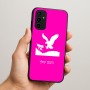 כיסוי בעיצוב אישי עם השם שלך לדגם - Samsung Galaxy A07 4G בעיצוב נשר אמריקאי