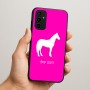 כיסוי בעיצוב אישי עם השם שלך לדגם - Samsung Galaxy A07 4G בעיצוב סוס