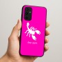 כיסוי בעיצוב אישי עם השם שלך לדגם - Samsung Galaxy A07 4G בעיצוב עקרב