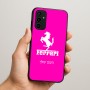 כיסוי בעיצוב אישי עם השם שלך לדגם - Samsung Galaxy A07 4G בעיצוב פרארי
