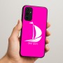 כיסוי בעיצוב אישי עם השם שלך לדגם - Samsung Galaxy A07 4G בעיצוב סירה