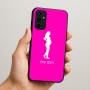 כיסוי בעיצוב אישי עם השם שלך לדגם - Samsung Galaxy A07 4G בעיצוב אישה בהריון
