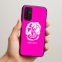 כיסוי בעיצוב אישי עם השם שלך לדגם - Samsung Galaxy A07 4G בעיצוב אנג'ל מוזיקלי