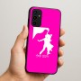 כיסוי בעיצוב אישי עם השם שלך לדגם - Samsung Galaxy A07 4G בעיצוב אישה רוקדת עם גבר