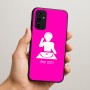 כיסוי בעיצוב אישי עם השם שלך לדגם - Samsung Galaxy A07 4G בעיצוב אזור מוזיקה של די ג'יי