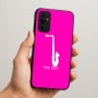 כיסוי בעיצוב אישי עם השם שלך לדגם - Samsung Galaxy A07 4G בעיצוב סקסופון