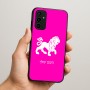 כיסוי בעיצוב אישי עם השם שלך לדגם - Samsung Galaxy A07 4G בעיצוב מזלות - אריה