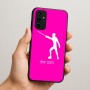 כיסוי בעיצוב אישי עם השם שלך לדגם - Samsung Galaxy A07 4G בעיצוב לוחם סייף