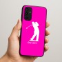 כיסוי בעיצוב אישי עם השם שלך לדגם - Samsung Galaxy A07 4G בעיצוב שחקן גולף