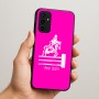 כיסוי בעיצוב אישי עם השם שלך לדגם - Samsung Galaxy A07 4G בעיצוב רוכב סוסים