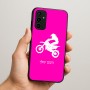 כיסוי בעיצוב אישי עם השם שלך לדגם - Samsung Galaxy A07 4G בעיצוב מוטוקרוס