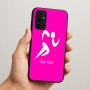 כיסוי בעיצוב אישי עם השם שלך לדגם - Samsung Galaxy A07 4G בעיצוב רצים אולימפיים