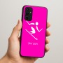 כיסוי בעיצוב אישי עם השם שלך לדגם - Samsung Galaxy A07 4G בעיצוב סקי אולימפי