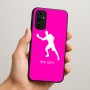 כיסוי בעיצוב אישי עם השם שלך לדגם - Samsung Galaxy A07 4G בעיצוב שחקן פינג פונג
