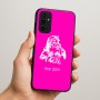 כיסוי בעיצוב אישי עם השם שלך לדגם - Samsung Galaxy A07 4G בעיצוב סנטה קלאוס