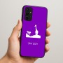 כיסוי בעיצוב אישי עם השם שלך לדגם - Samsung Galaxy A07 4G בעיצוב ג'ירפה באפריקה
