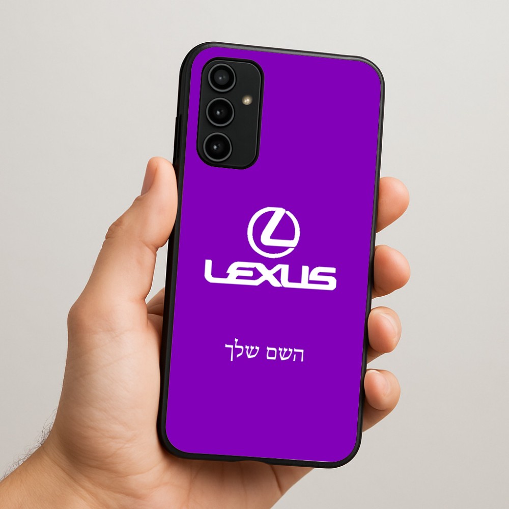 כיסוי בעיצוב אישי עם השם שלך לדגם - Samsung Galaxy A07 4G בעיצוב לקסוס