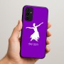 כיסוי בעיצוב אישי עם השם שלך לדגם - Samsung Galaxy A07 4G בעיצוב בלרינה