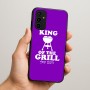 כיסוי בעיצוב אישי עם השם שלך לדגם - Samsung Galaxy A07 4G בעיצוב מלך הגריל