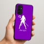 כיסוי בעיצוב אישי עם השם שלך לדגם - Samsung Galaxy A07 4G בעיצוב אישה שטן