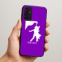 כיסוי בעיצוב אישי עם השם שלך לדגם - Samsung Galaxy A07 4G בעיצוב אישה רוקדת עם גבר
