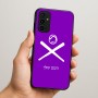 כיסוי בעיצוב אישי עם השם שלך לדגם - Samsung Galaxy A07 4G בעיצוב כדור בסיס