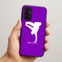 כיסוי בעיצוב אישי עם השם שלך לדגם - Samsung Galaxy A07 4G בעיצוב ברייקדאנס