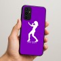 כיסוי בעיצוב אישי עם השם שלך לדגם - Samsung Galaxy A07 4G בעיצוב אישה מגוננת