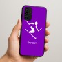 כיסוי בעיצוב אישי עם השם שלך לדגם - Samsung Galaxy A07 4G בעיצוב סקי אולימפי