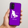 כיסוי בעיצוב אישי עם השם שלך לדגם - Samsung Galaxy A07 4G בעיצוב סקי