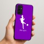 כיסוי בעיצוב אישי עם השם שלך לדגם - Samsung Galaxy A07 4G בעיצוב שחקנית כדורגל - אישה