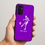 כיסוי בעיצוב אישי עם השם שלך לדגם - Samsung Galaxy A07 4G בעיצוב שחקן כדורגל