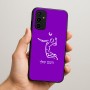 כיסוי בעיצוב אישי עם השם שלך לדגם - Samsung Galaxy A07 4G בעיצוב שחקן כדורעף