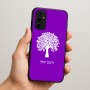 כיסוי בעיצוב אישי עם השם שלך לדגם - Samsung Galaxy A07 4G בעיצוב עץ