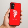 כיסוי בעיצוב אישי עם השם שלך לדגם - Samsung Galaxy A07 4G בעיצוב ראש סוס