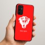 כיסוי בעיצוב אישי עם השם שלך לדגם - Samsung Galaxy A07 4G בעיצוב פני פנטרה