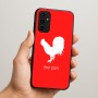 כיסוי בעיצוב אישי עם השם שלך לדגם - Samsung Galaxy A07 4G בעיצוב תרנגול