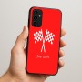 כיסוי בעיצוב אישי עם השם שלך לדגם - Samsung Galaxy A07 4G בעיצוב דגל המירוץ