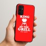 כיסוי בעיצוב אישי עם השם שלך לדגם - Samsung Galaxy A07 4G בעיצוב מלך הגריל