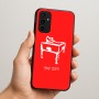 כיסוי בעיצוב אישי עם השם שלך לדגם - Samsung Galaxy A07 4G בעיצוב שחקן ביליארד