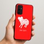 כיסוי בעיצוב אישי עם השם שלך לדגם - Samsung Galaxy A07 4G בעיצוב מזלות - טלה