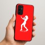 כיסוי בעיצוב אישי עם השם שלך לדגם - Samsung Galaxy A07 4G בעיצוב אישה מגוננת