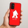 כיסוי בעיצוב אישי עם השם שלך לדגם - Samsung Galaxy A07 4G בעיצוב הוקי שוערים