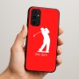 כיסוי בעיצוב אישי עם השם שלך לדגם - Samsung Galaxy A07 4G בעיצוב שחקן גולף