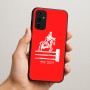 כיסוי בעיצוב אישי עם השם שלך לדגם - Samsung Galaxy A07 4G בעיצוב רוכב סוסים