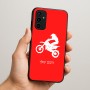 כיסוי בעיצוב אישי עם השם שלך לדגם - Samsung Galaxy A07 4G בעיצוב מוטוקרוס