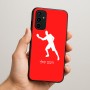 כיסוי בעיצוב אישי עם השם שלך לדגם - Samsung Galaxy A07 4G בעיצוב שחקן פינג פונג